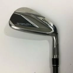 USED RIGHT HAND TAYLORMADE STEALTH IRONS 4-PW, AW GRAPHITE STIFF FLEX