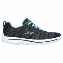 Skechers Ladies Go Walk Sport Golf Shoes - Black/Blue