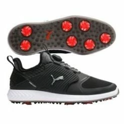 Puma Ignite PWRADAPT Caged Disc Golf Shoes - Black