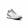 Athalonz EnVe Golf Shoes - White/Tan -Golf Clubs Shop athalonz enve golf shoe view front medial quarter 1800x1800 1