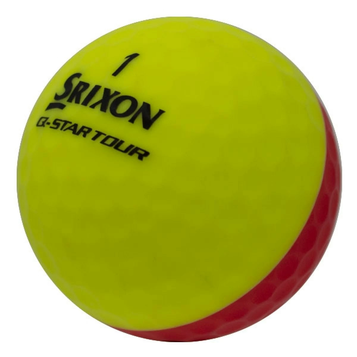 Srixon Q-Star Tour Divide Matte Red/Yellow - 1 Dozen 4 Srixon Q-Star Tour Divide Matte Red/Yellow - 1 Dozen - Image 2