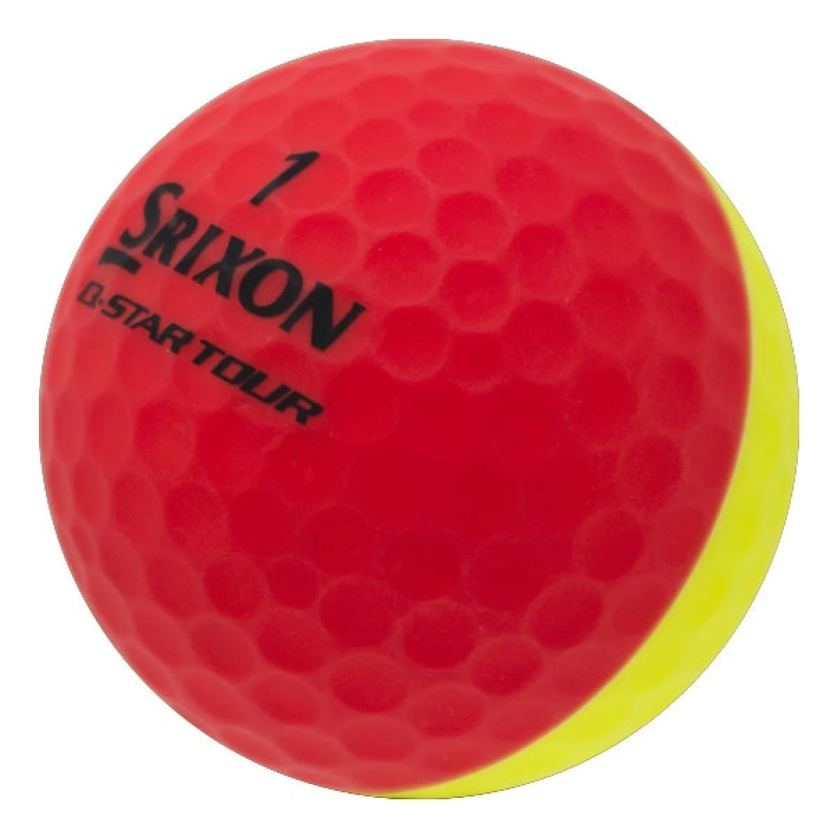 Srixon Q-Star Tour Divide Matte Red/Yellow - 1 Dozen 3 Srixon Q-Star Tour Divide Matte Red/Yellow - 1 Dozen