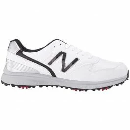 New Balance Sweeper Golf Shoes - White/Black 3 New Balance Sweeper Golf Shoes - White/Black