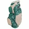 2023 Sun Mountain Women's Diva Cart Bag -Golf Clubs Shop white taupe green leaf 1